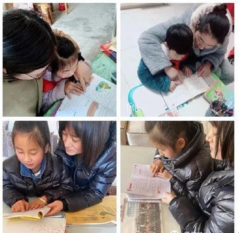 三界小学家长和孩子一起读雷锋故事.jpg